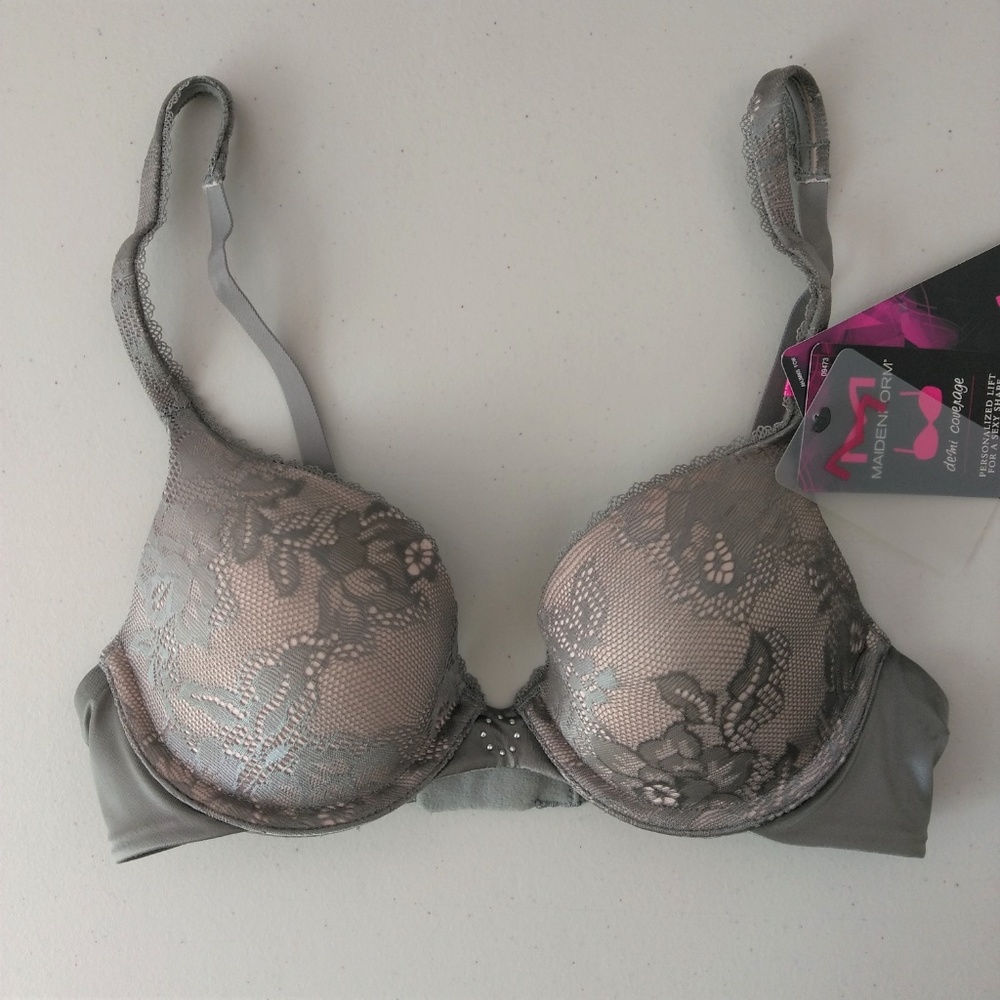Maidenform 34A demi push-up convertible bra